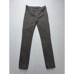 AG Adriano Goldschmied Prima Cigarette Jeans Womens 26R Brown Mid‎ Rise Stretch